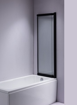 ШТОРКА ДЛЯ ВАННЫ PR07 ЧЕРНАЯ 100х150 СМ 6 ММ