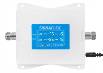 ZESTAW WZMACNIACZ ZASIĘGU SYGNAŁU INTERNETU TELEFONU GSM 2G 3G + ANTENY 10m