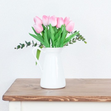 ТЮЛЬПАНЫ БУКЕТ ТЮЛЬПАНЫ искусственные цветы как живые для вазы на Пасху