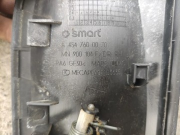 KLIKA DVEŘE PŘEDNÍCH PRAVÁ SMART FORFOUR I 454 (2004-2006) A454760070