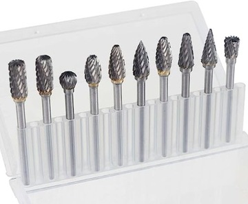 НАПИЛЬКИ ПО МЕТАЛЛУ НАПИЛЬНИКИ HSS 10 шт.