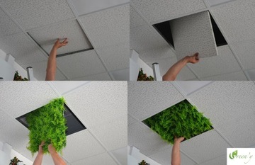 Потолочная панель Mix2 Plant – уникальный вид для офиса, квартиры или ресторана