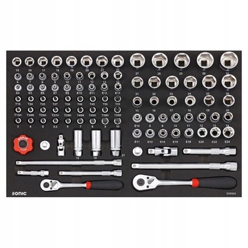 Wkład do wózka Zestaw 101 szt. E-TORX; HEX; TORX;