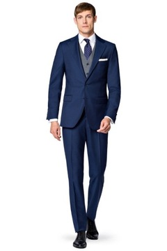 Marynarka Lancerto Business Mix Navy 170/108 Slim