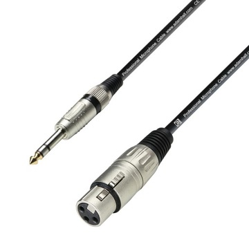 ADAM HALL K3BFV KABEL MIKROFONOWY JACK - XLR 10m