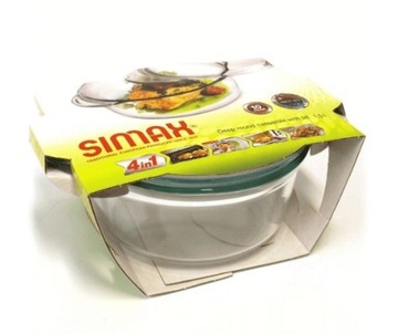 SIMAX КРУГЛАЯ ЗАРАБОТОЧНАЯ БЛЮДА С КРЫШКОЙ 1,8 Л