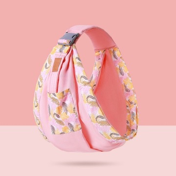 Переноска-кенгуру из хлопчатобумажной ткани, дружелюбная к коже, мягкая, экономящая труд, переноска-слинг для младенцев