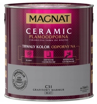 FARBA MAGNAT CERAMIC 2,5L GRAFITOWY MARMUR