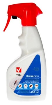Draker RTU 400 ml Środek Owadobójczy Spray na Owady Pluskwy Pchły Karaluchy