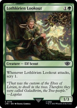 MTG LTR #175 Lothlórien Lookout Foil