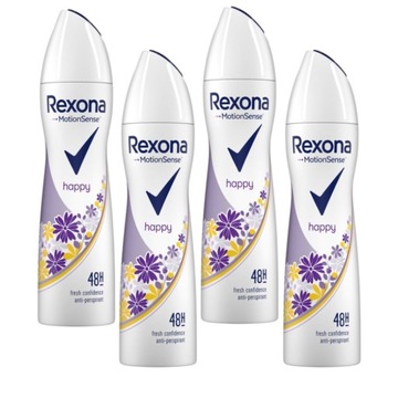 REXONA MOTIONSENSE HAPPY SPRAY 4x150ML