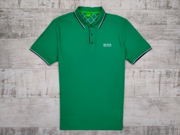 HUGO BOSS PADDY PRO POLO KOSZULKA MĘSKA ORYGINAŁ ZIELONA r. S