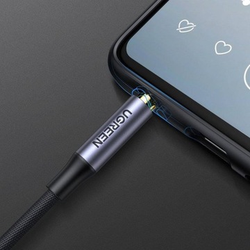 Кабель UGREEN AV183 mini jack 3,5мм, AUX, 3м (черный)