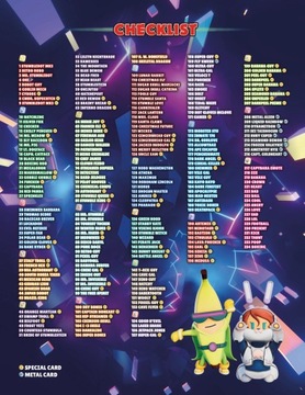Стартовый набор карточных альбомов Stumble Guys в пакетиках Panini ограниченного выпуска