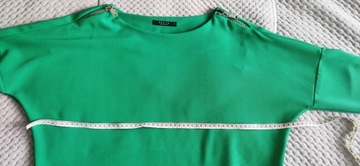Mohito śliczna zielona sukienka mini oversize r. M