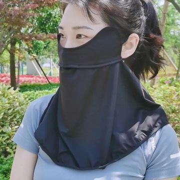 Outdoor Sunscreen Mask Summer Golf Fishing Riding Anti-UV Face Mask Ice