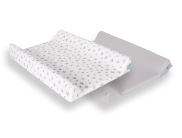 CEBA 2x Чехол на пеленальный столик 50x70-80 GREY STARS