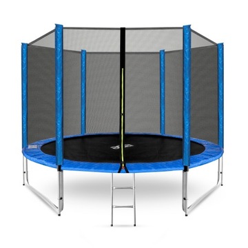 Trampolina Ogrodowa dla dzieci Duża z siatką i drabinką SPORT PRO 305cm