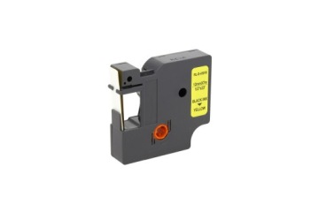 Лента сменная DYMO D1 45018 12мм желтый/черный