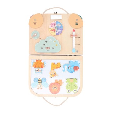Доска для занятий для малышей Деревянная ES сенсорное обучение