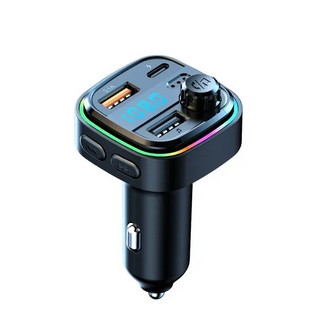 Transmiter ładowarka adapter samochodowa SONRU BC91, 4 porty, LED