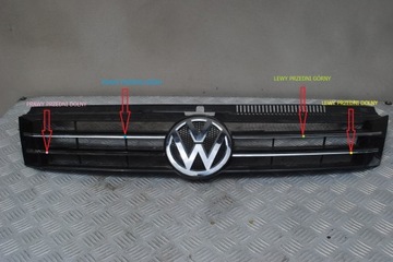 LIŠTA CHRÓM MŘÍŽKY MASKA LEVÝ SPODEK VW SHARAN II