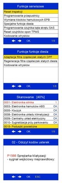 Интерфейс диагностического тестера AUTOPHIX VAG 9610
