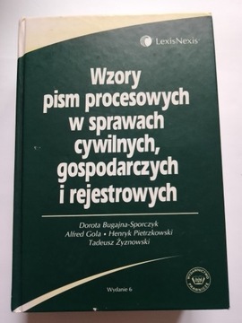 Wzory pism procesowych D Bugajna-Sporczyk 2006
