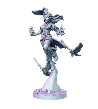 Figurki RNE Genevieve czarodziejka RPG