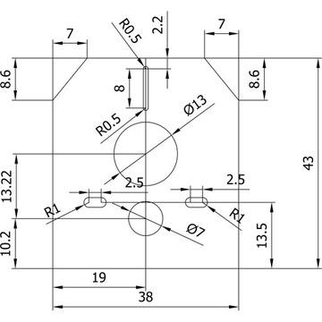 НАБОР ДЛЯ СКРЫТОГО МОНТАЖА OLTENS RIBE SLIM 7IN1 БЕЗОБЕДКИ