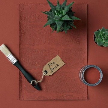 FARBA KREDOWA DO MEBLI MATOWA RUSTOLEUM CEGLANY 0,75 PODPALANA CEGŁA OUTLET