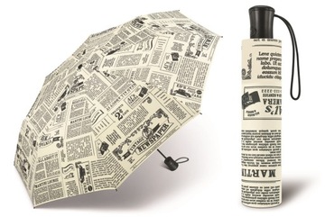 Automatyczna lekka parasolka HAPPY RAIN, gazeta