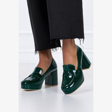 МОКАСИНЫ ЖЕНСКИЕ, РАСКРАШЕННЫЕ ТУФЛИ НА ПАЛОЧНОМ КАБЛУКЕ, МЯГКАЯ Стелька, НОВИНКА 37