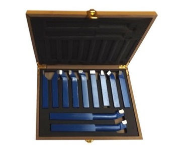 Noże tokarskie 8X8 mm 11szt. kpl tokarka nóż 8 mm