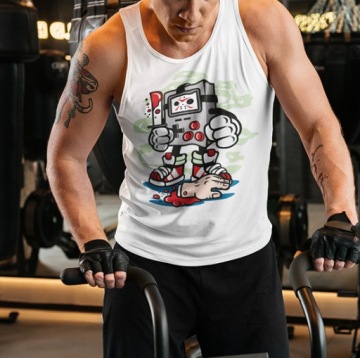 МАЙКА С АНИМАЦИЕЙ ГЕЙМЕРОВ-УБИЙЦ