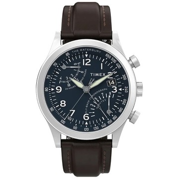 Zegarek Męski Timex TW2W47900 brązowy pasek