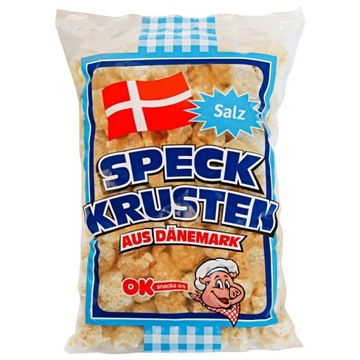 Boczek smażony skórka wieprzowa snacki chipsy solone 150g