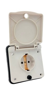 ВНЕШНЯЯ ЭЛЕКТРИЧЕСКАЯ РОЗЕТКА ДЛЯ КАМЕРЫ, ПРИЦЕПА-ДАЧИ, PRADU 230В