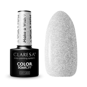 Claresa lakier hybrydowy do paznokci manicure UV LED 5g MAKE A WISH 9