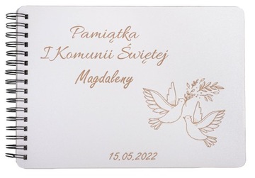 ALBUM KOMUNIJNY NA ZDJĘCIA KOMUNIA ŚWIĘTA BIAŁY