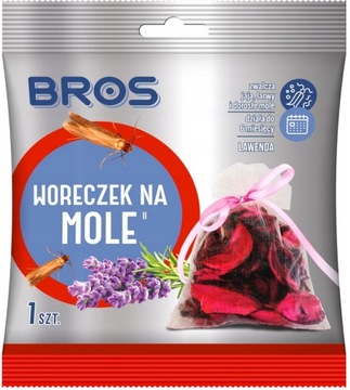 BROS WORECZEK NA MOLE ODZIEŻOWE LAWENDOWY