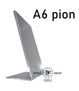 Stojak informacyjny L A6 plexi