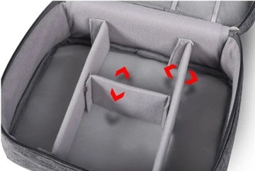 KOSMETYCZKA PODRÓŻNA MĘSKA ORGANIZER NA KABLE KOSMETYKI ETUI TORBA 2w1 K18