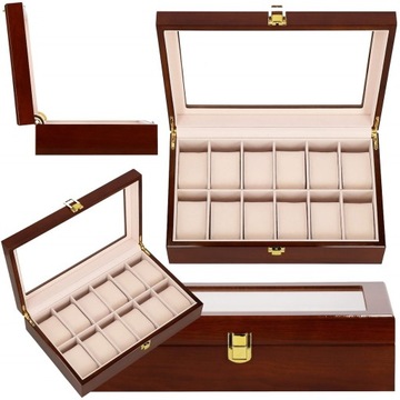 ОРГАНАЙЗЕР ДЛЯ ЧАСОВ, 12 шт., JEWELRY BOX, ELEGANT BOX