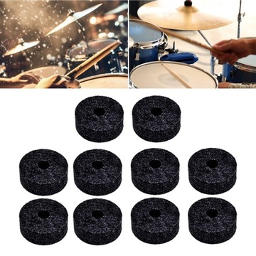 10шт фетровая подставка для тарелок, круглая, простая в использовании фетровая фетровая шляпа, черная