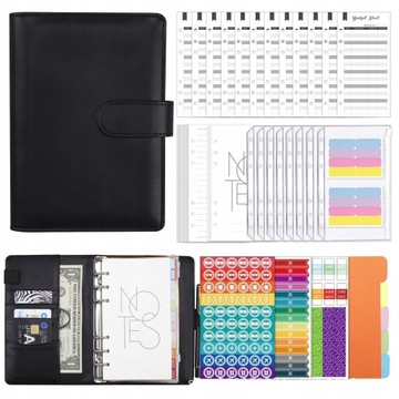 Księga rachunkowa A6 Pu Leather Loose Leaf Book