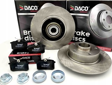 ДИСКОВЫЕ ПОДШИПНИКИ И ЗАДНИЕ КОЛОДКИ ДЛЯ RENAULT Megane 3 III Hatchback