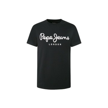 PEPE JEANS KOSZULKA MĘSKA T-SHIRT ORIGINAL STRETCH N FUTURE CZARNA r.M