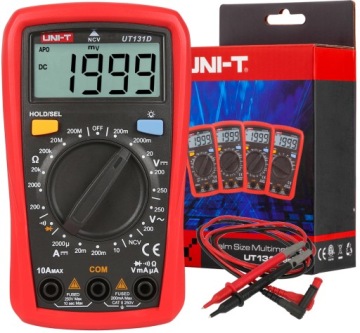 MULTIMETR RĘCZNY UNI-T UT131D UT33D. PRECYZYJNY MIERNIK. LCD.