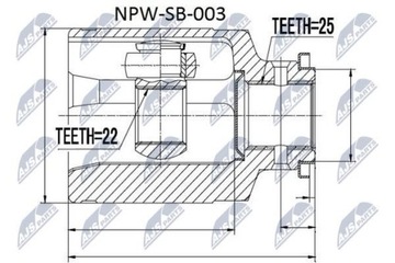 KLOUB VNITŘNÍ NPW-SB-003 NTY